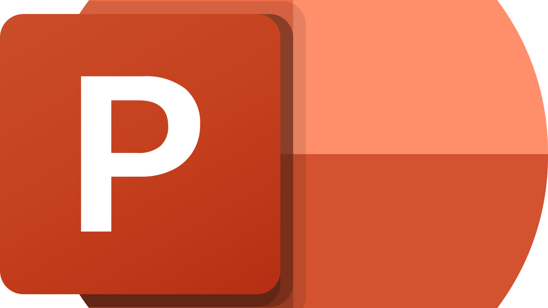 Das Logo des Programms Microsoft Powerpoint